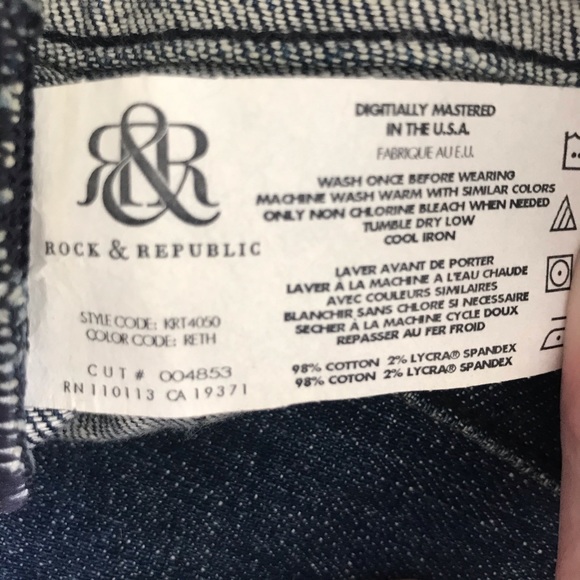 Rock and Republic Wide Leg Size 26 - Picture 6 of 6